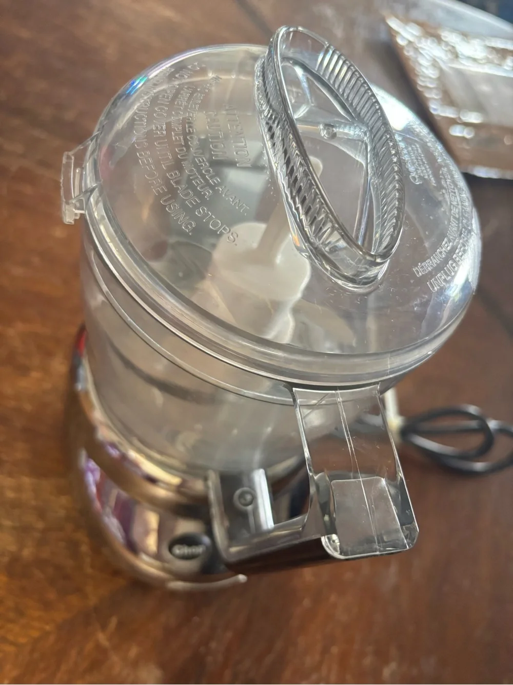 Cuisinart Chrome Mini Food Chopper with Black Handle